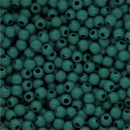 4 mm DQ acryl kralen shiny Mediterranea green 19-4517 TCX