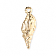 Bedels metaal schelp Gold
