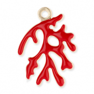 Bedels metaal koraal Gold-red