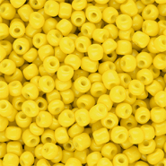 Glaskralen Rocailles 6/0 (4mm) Yellow