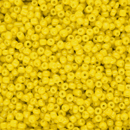 Glaskralen Rocailles 12/0 (2mm) Yellow