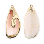 Schelp hangers specials White-gold