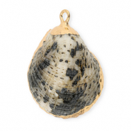 Schelp hangers specials Grey-gold