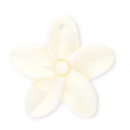Schelp hangers specials bloem White