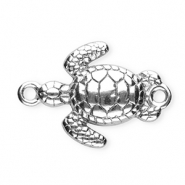 Roestvrij stalen (RVS) Stainless steel onderdelen tussenstuk schildpad Silver