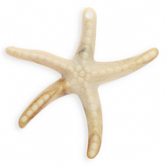 Acryl hangers zeester Beige-brown