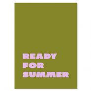 BY31® Sieraden kaartjes "Ready for summer" Green-purple