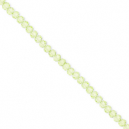 Top Facet kralen 3x2mm disc Light green