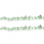 Schelp kralen chipstone Light green