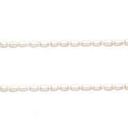 TQ Zoetwaterparels rice 5x3 mm Natural white