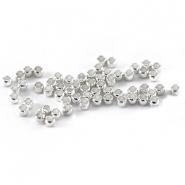 DQ knijpkralen 2mm Zilver