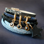 Inspiratiesets Armbanden met glitters; tijdloos en feestelijk!