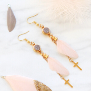 Inspiratiesets Pastelkleurige sieraden met veertjes