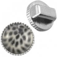 Cuoio vintage setting / slider Zilver