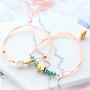 Inspiratiesets Zomerse armbandjes van elastiek