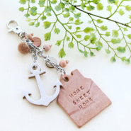 Inspiratiesets Tijdloze sleutelhangers met leren hangers