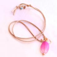 Inspiratiesets Sieraden met half edelstenen kralen agaat ovaal