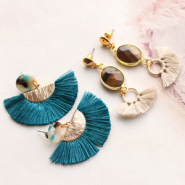 Inspiratiesets Trendy fringe oorbellen met nieuwe kwastjes