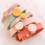 Inspiratiesets Inspiratie met Cuoio armbanden en sleutelhangers