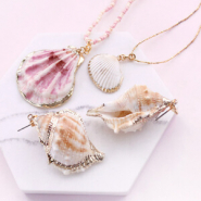 Inspiratiesets Sieraden en accessoires maken met nieuwe schelp hangers en jasseron!