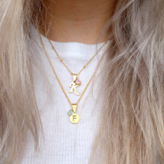Inspiratiesets Persoonlijke sieraden met stainless steel alfabet bedels