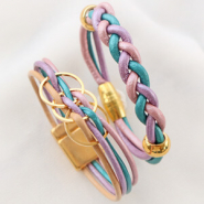 Inspiratiesets Get inspired: DQ leren armbanden