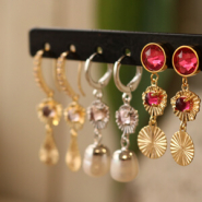Inspiratiesets Minimalistische oorbellen maken met Brass bedels