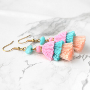 Inspiratiesets Oorbellen voor de zomer met 3-layer kwastjes!