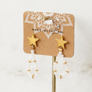 Inspiratiesets Maak trendy oorbellen met de nieuwe brass TQ oorbel onderdelen