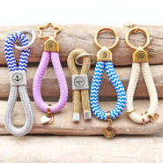 Inspiratiesets DIY: trendy sleutelhangers met maritiem koord