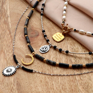Inspiratiesets Ga aan de slag met DQ metalen kralen en bedels voor een winterse collectie
