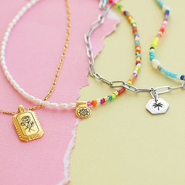 Inspiratiesets Gebruik zomerse DQ en rvs bedels voor sieraden met een beachvibe