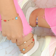Inspiratiesets Zo combineer je deze kant-en-klare enkelbandjes en armbanden
