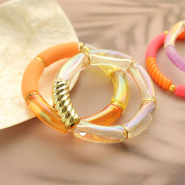 Inspiratiesets Aan de slag met acryl tube kralen voor zomerse armbanden
