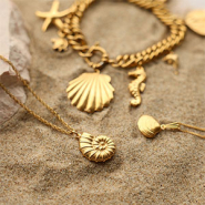 Inspiratiesets Ontwerp prachtige sieraden met roestvrij stalen bedels met sealife vormen
