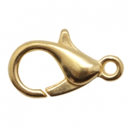 DQ metaal karabijn slot 23mm Goud (nikkelvrij)