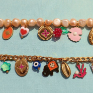 Nieuw Brand new! Roestvrij stalen bedels met enamel