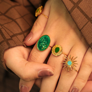 Inspiratiesets Maak je collectie compleet met roestvrij stalen ringen met enamel
