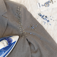 Inspiratiesets Stylingideeën met hotfix strass steentjes & chain