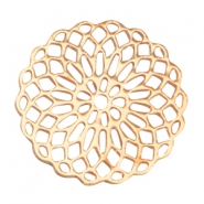 Bohemian tussenstuk rond 15mm Goud