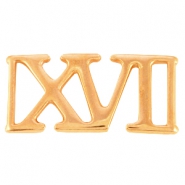 DQ metalen tussenstuk Romeinse #16 "XVI" Rosé goud (nikkelvrij)