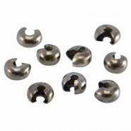 Eindkapjes DQ metaal zilver antraciet Bekijk ook onze collectie Designer Quality metalen onderdelen in zilver antraciet