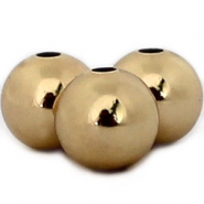 DQ metaal kraal 8mm Gold