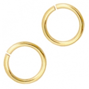Onderdelen DQ metaal 6mm buigring Gold