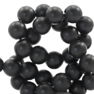 Natuursteen kralen 8mm Matt black