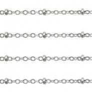 Roestvrij stalen (RVS) stainless steel onderdelen jasseron 2mm Zilver