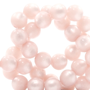 Super Polaris kralen rond 6 mm Whisper pink