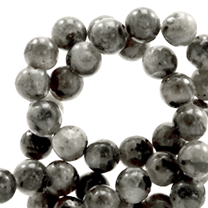 Natuursteen kralen labradoriet 8mm Anthracite