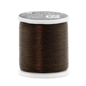 Miyuki beading draad Donker bruin