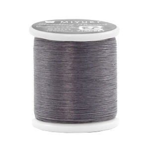 Miyuki beading draad Donker grijs